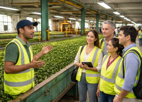 Tea Factory Tour in Bangladesh